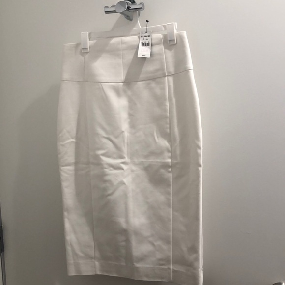 Express Dresses & Skirts - Express white pencil skirt